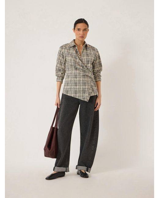 Hush Natural Nola Wrap Waisted Shirt