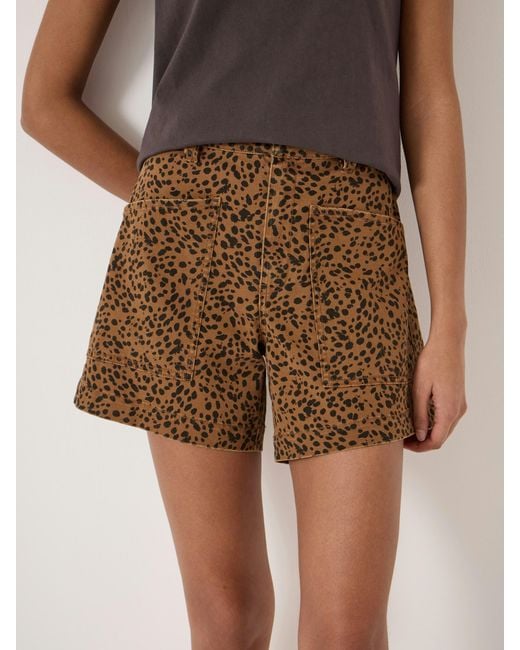 Hush Blue Cordi Cotton Shorts