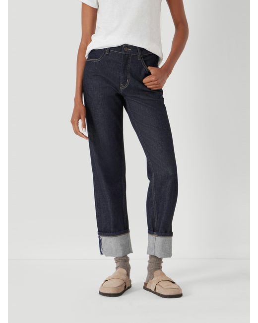 Hush Blue Agnes 2.0 Turn Up Jeans