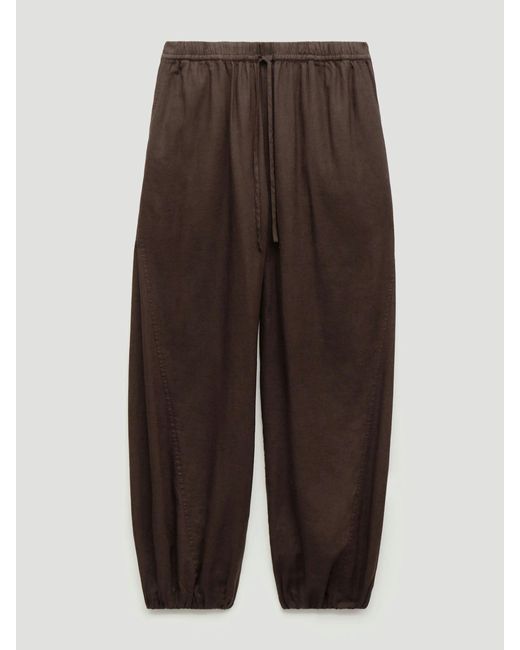 Hush Natural Tove Linen Balloon Beach Trousers