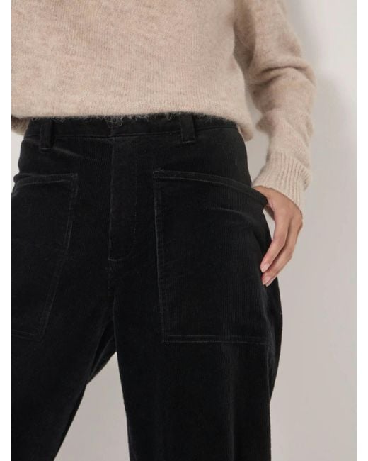 Hush Natural Corduroy Cordi Barrel Leg Trousers