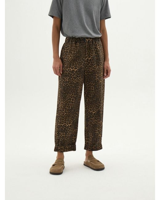 Hush Natural Jack Barrel Leg Pull On Trousers