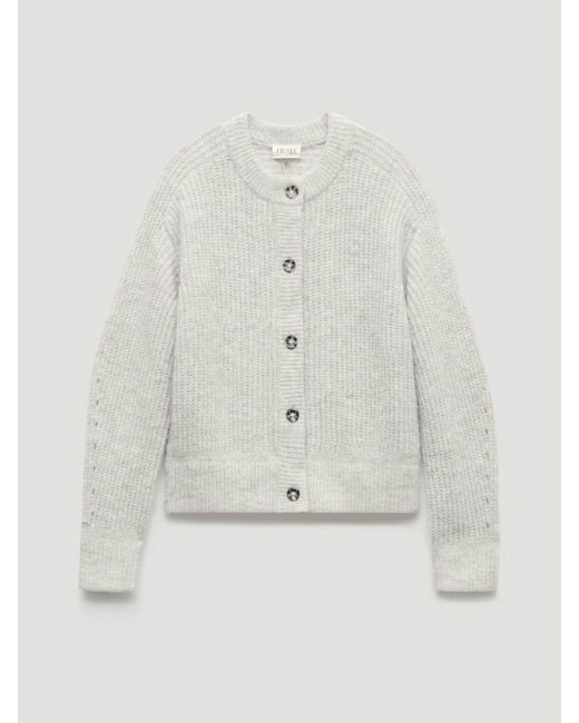Hush Natural Raven Wool Blend Cardigan