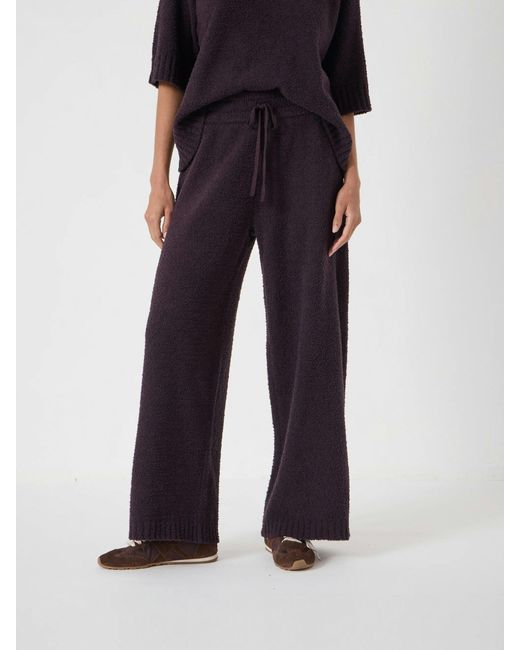 Hush Blue Supersoft Lux Wide Leg Trousers