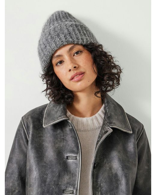 Hush Gray Riley Rib Beanie