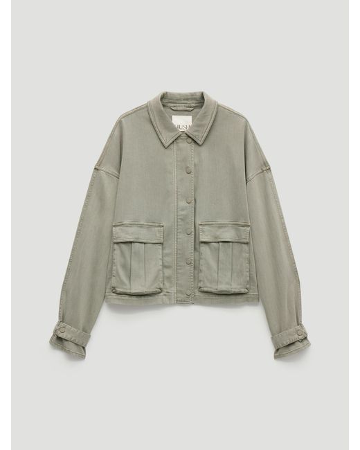 Hush Natural Melinda Supersoft Relaxed Utility Jacket