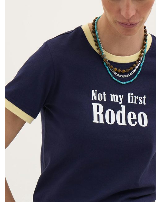 Hush Blue Not My First Rodeo Graphic T-Shirt