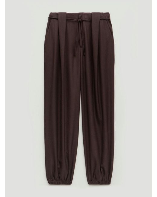 Hush Multicolor Adena Bubble Hem Wool Blend Trousers