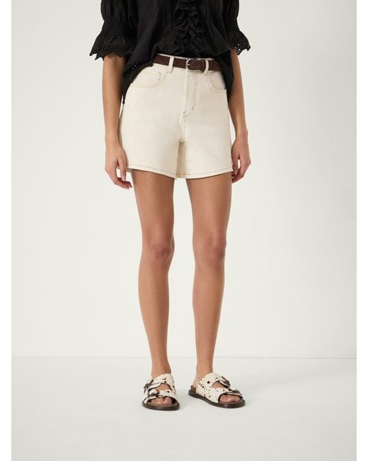 Hush Natural Essential Denim Shorts