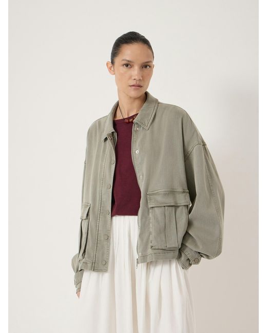 Hush Natural Melinda Supersoft Relaxed Utility Jacket