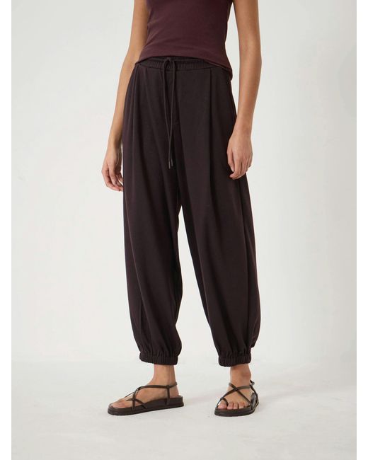 Hush Natural Sephy Bubble Hem Jersey Trouser