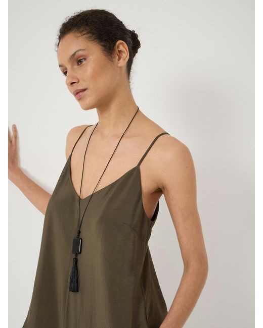 Hush Green Hols Bubble Hem Airflow Jumpsuit