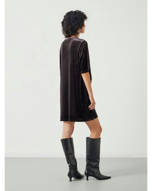 Hush Black Vicky Velvet Mini Dress