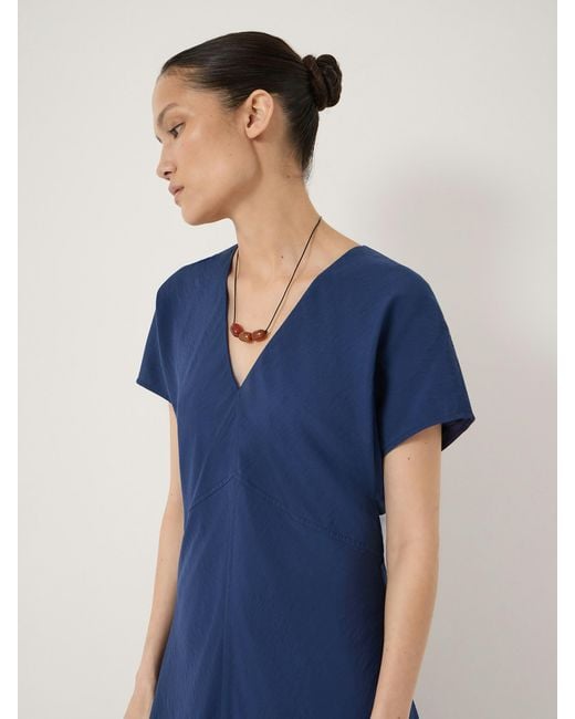 Hush Blue Grace V-Neck Maxi Dress