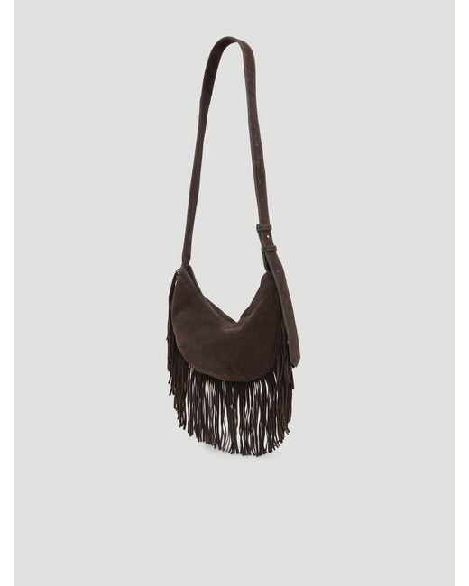 Hush Natural Fringe Crossbody Bag
