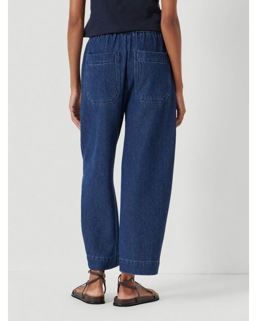 Hush Blue Supersoft Denim Barrel Leg Jeans