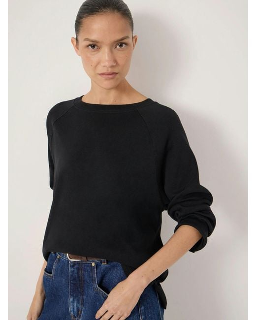 Hush Blue Matilda Cotton Raglan Top