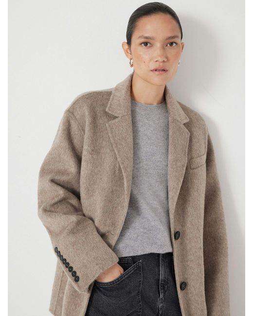 Hush Gray Simeron Pure Wool Double Faced Blazer