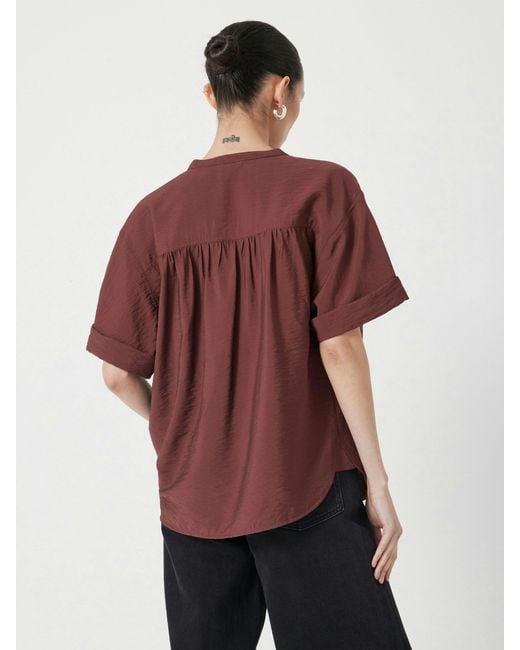 Hush Brown Debbie Air Flow Blouse