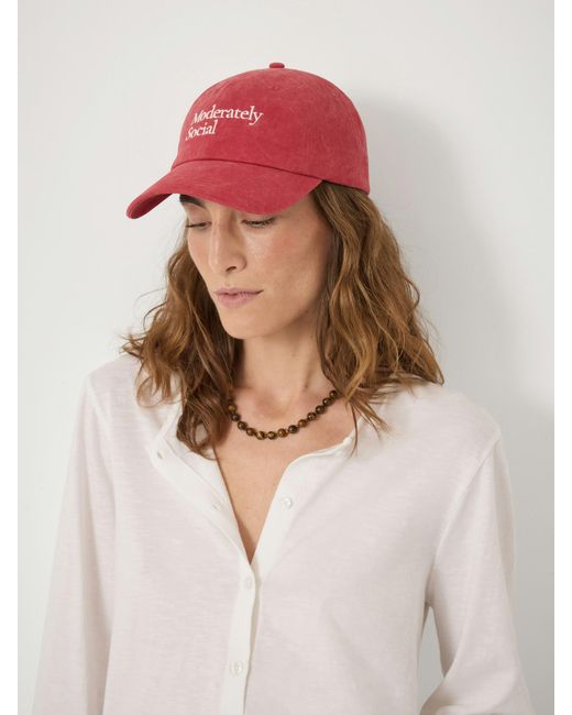 Hush Pink Moderately Social Cap