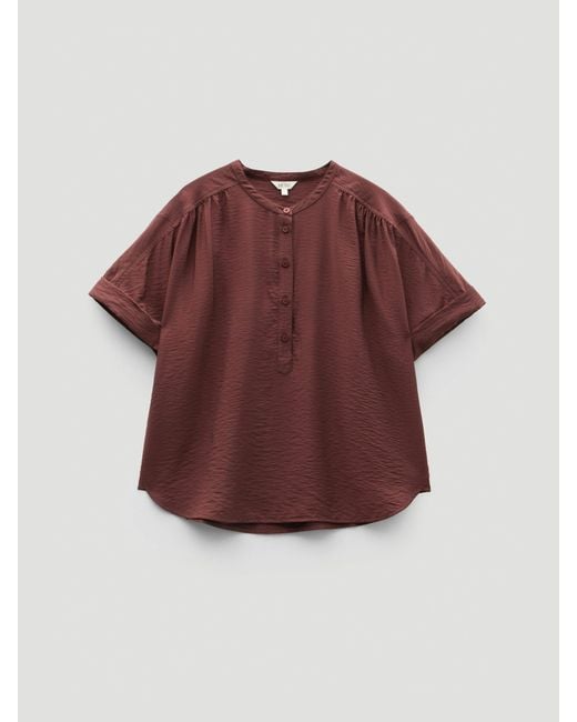 Hush Brown Debbie Air Flow Blouse