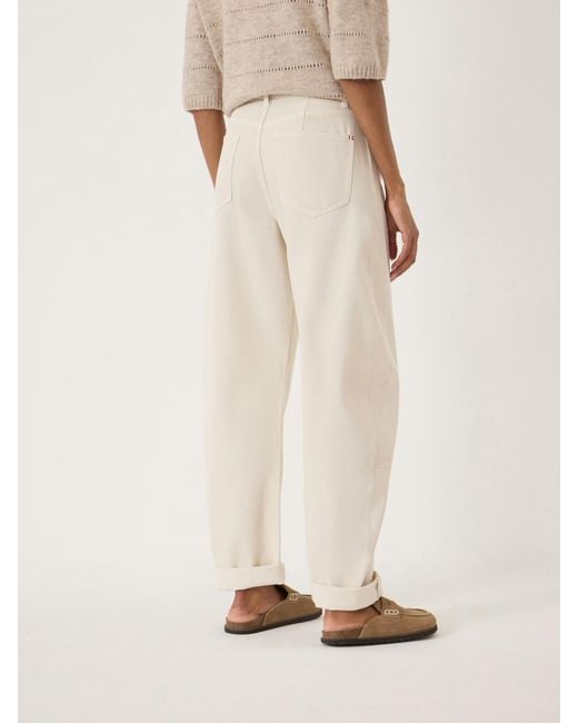 Hush Natural Zavie Turn Up Jeans