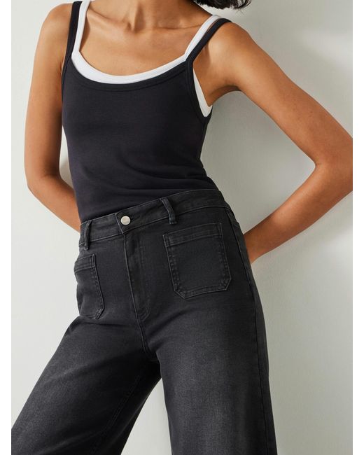 Hush Black Rowan Flared Jeans