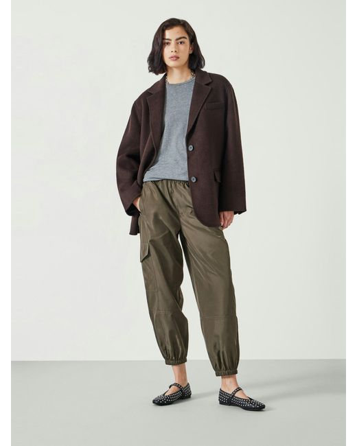 Hush Green Ava Lightweight Cargo Trousers