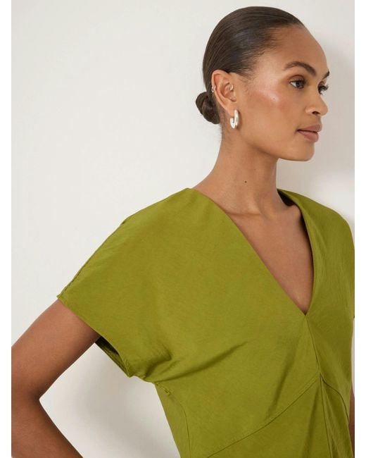 Hush Green Grace Short Sleeve Top