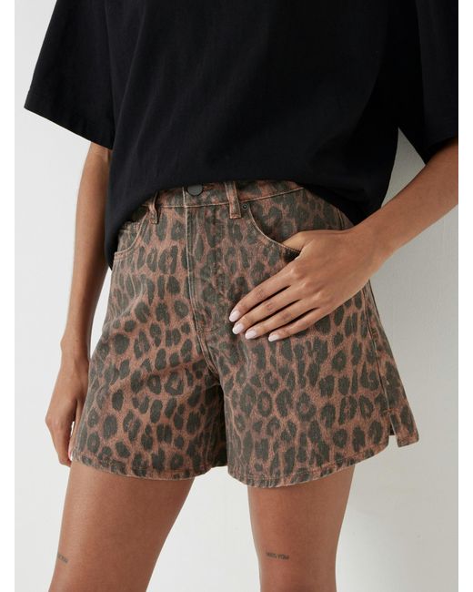 Hush Black Essential Denim Shorts