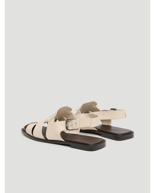 Hush Blue Sena Square Toe Fisherman Sandals