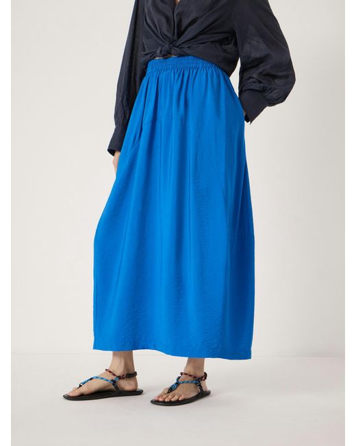 Hush Blue Liddie Barrel Midi Skirt