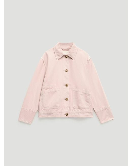 Hush Pink Avril Cotton Barn Jacket