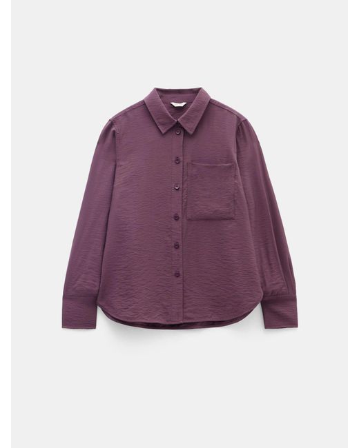 Hush Purple Air Flow Long Sleeve Relaxed Shirt