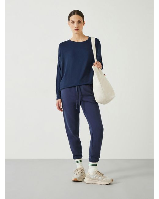 Hush Blue Gillian Wide Jersey Top