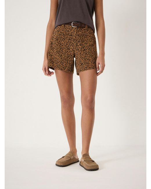 Hush Blue Cordi Cotton Shorts