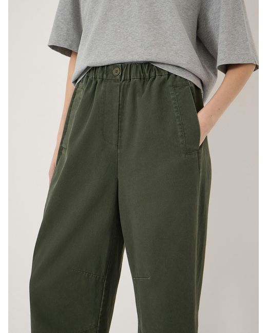 Hush Natural Jack Barrel Leg Pull On Trousers
