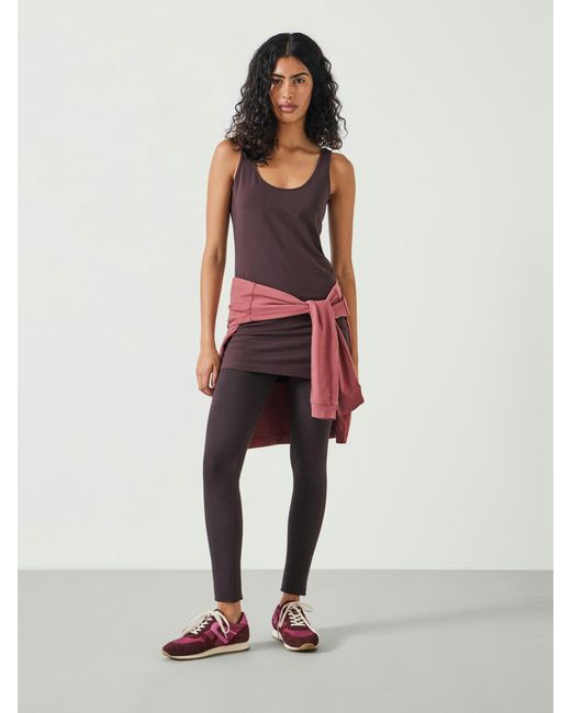 Hush Purple Marcy Long Line Tank