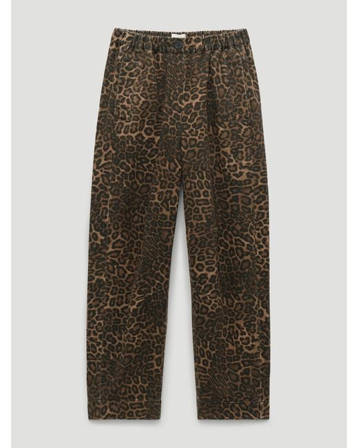Hush Natural Jack Barrel Leg Pull On Trousers