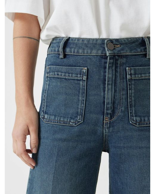 Hush Blue Rowan Flared Jeans