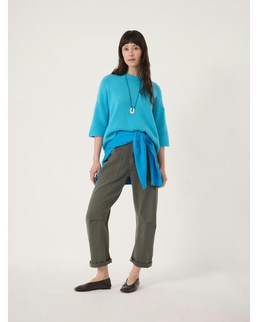 Hush Blue Cherrie Chunky Cashmere Tee