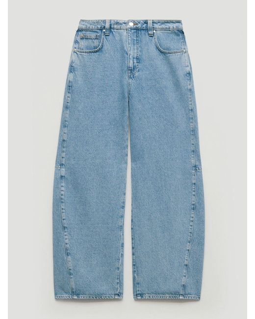 Hush Blue Bree Horseshoe Barrel Leg Jeans
