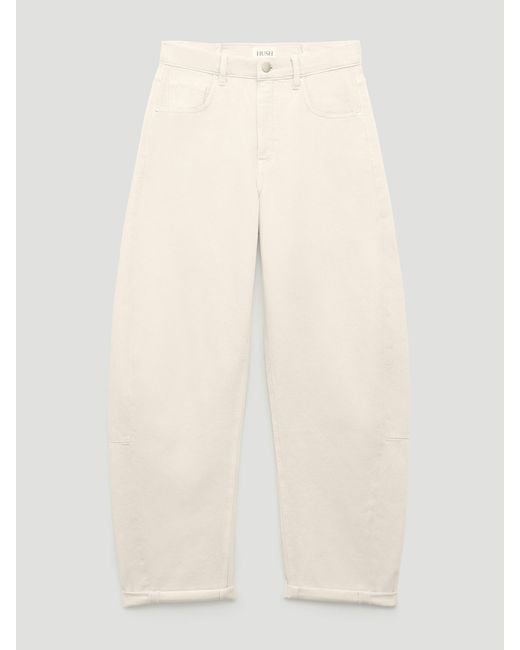 Hush Natural Zavie Turn Up Jeans