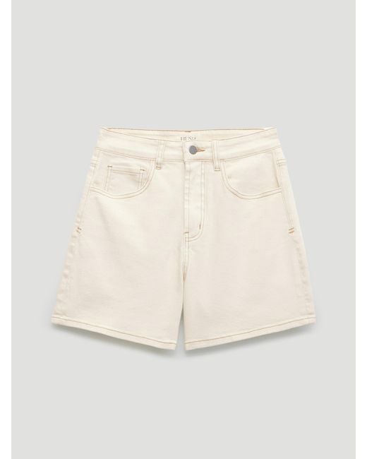 Hush Natural Essential Denim Shorts
