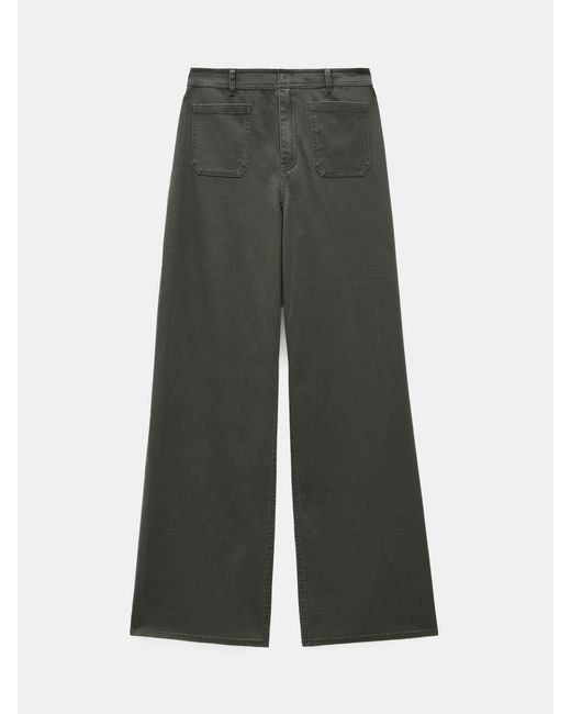 Hush White Rowan Flared Trousers