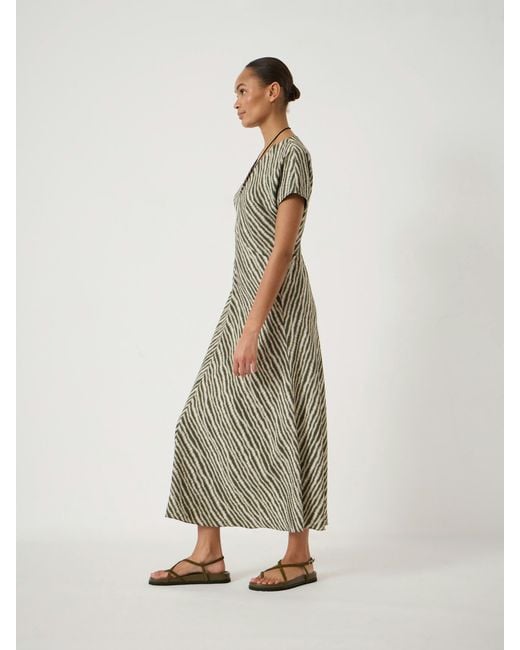 Hush Natural Grace V-Neck Maxi Dress
