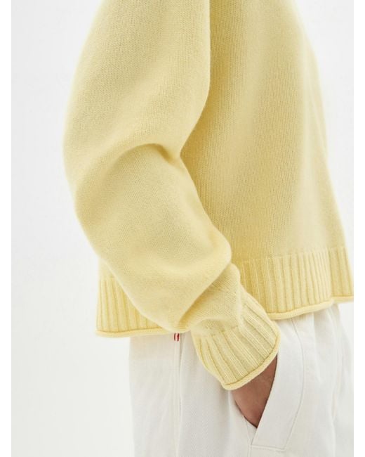 Hush Yellow Nina Merino Wool Jumper