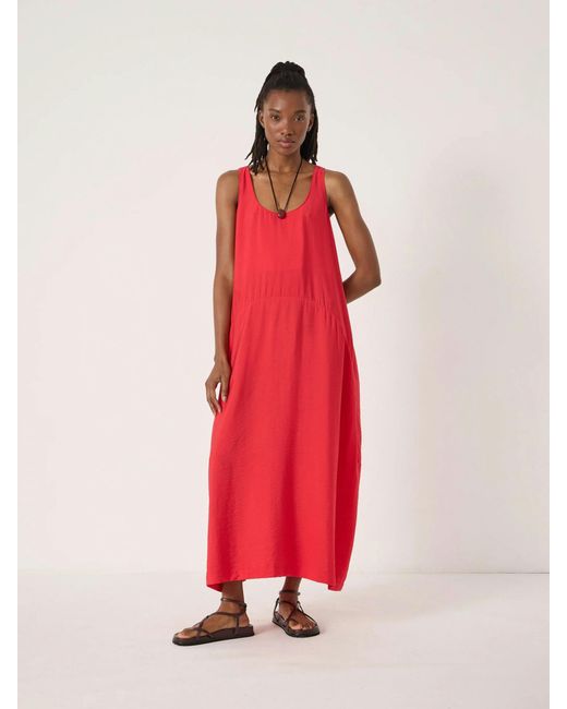 Hush Red Liddie Barrel Tank Dress
