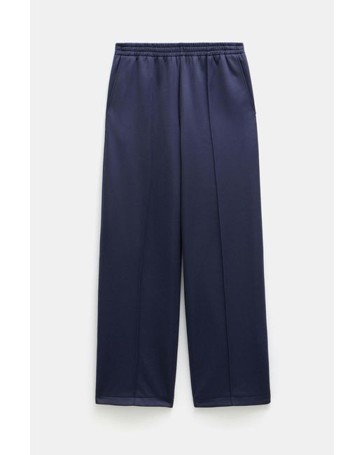 Hush Blue Harrison Pintuck Joggers