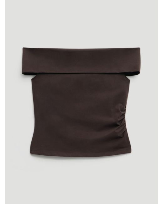 Hush Natural Nya Twist Jersey Top